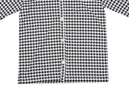 COMME des GARCONS Houndstooth Cardigan White Size XS