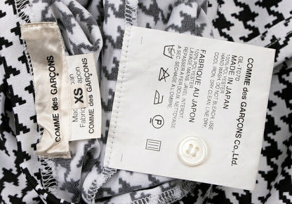COMME des GARCONS Houndstooth Cardigan White Size XS