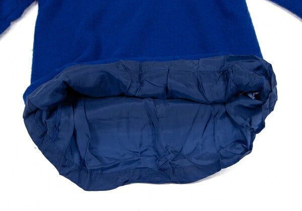 COMME des GARCONS Garment Dyed Layered Sweater Blue Size S