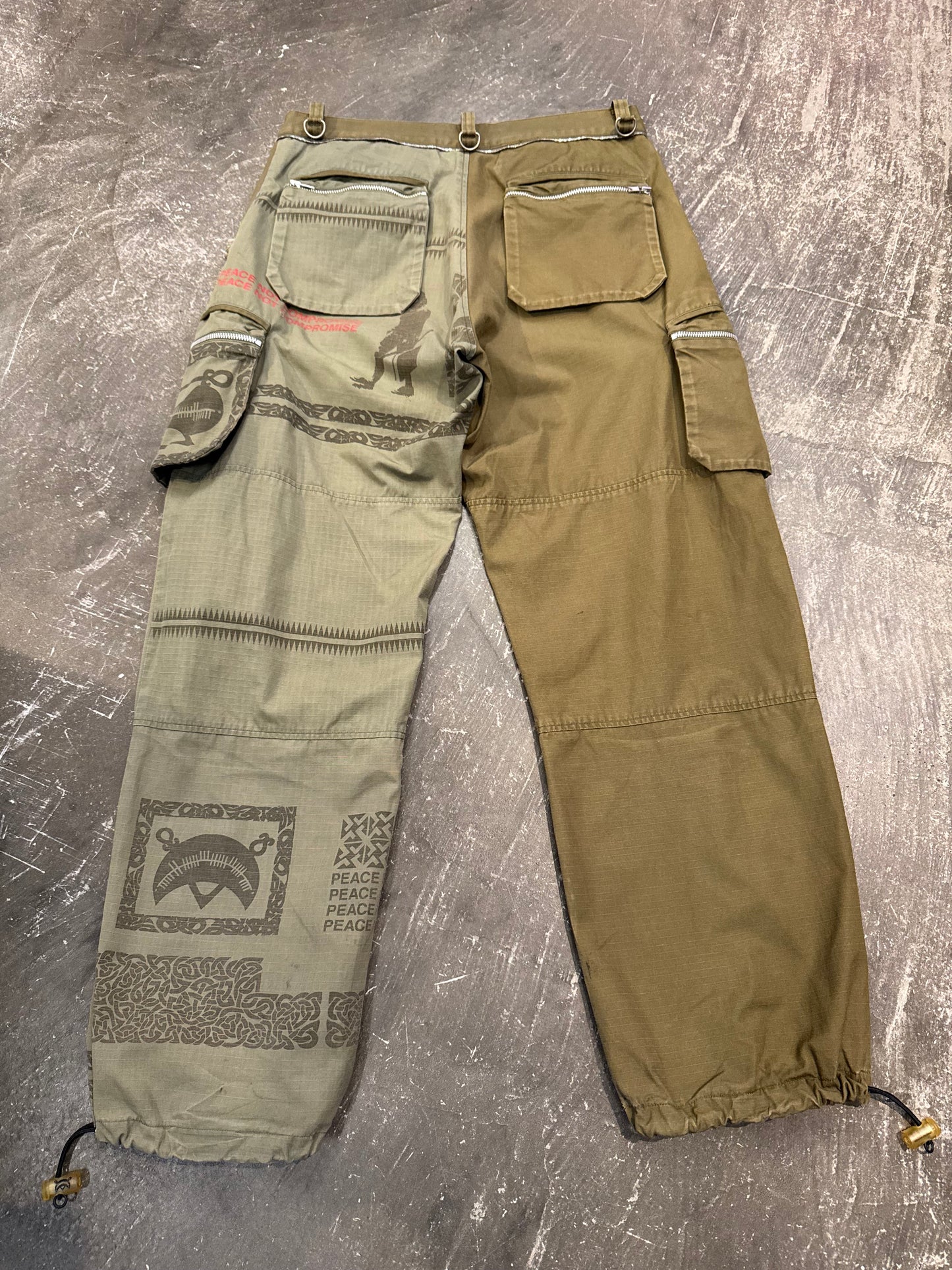 undercover 03SS Khaki Cotton Pants Size M