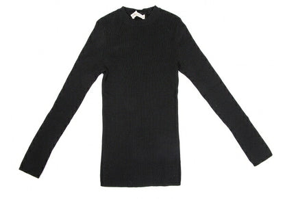 COMME des GARCONS Wool Rib Knit Sweater Black Size S