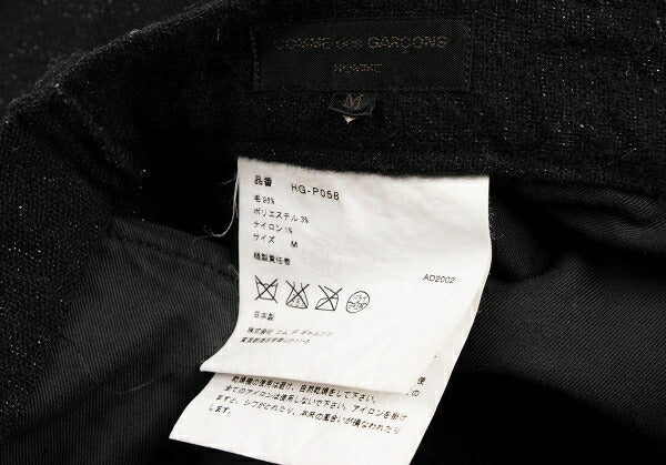 COMME des GARCONS HOMME Wool Lame Center Seam Pants Size M