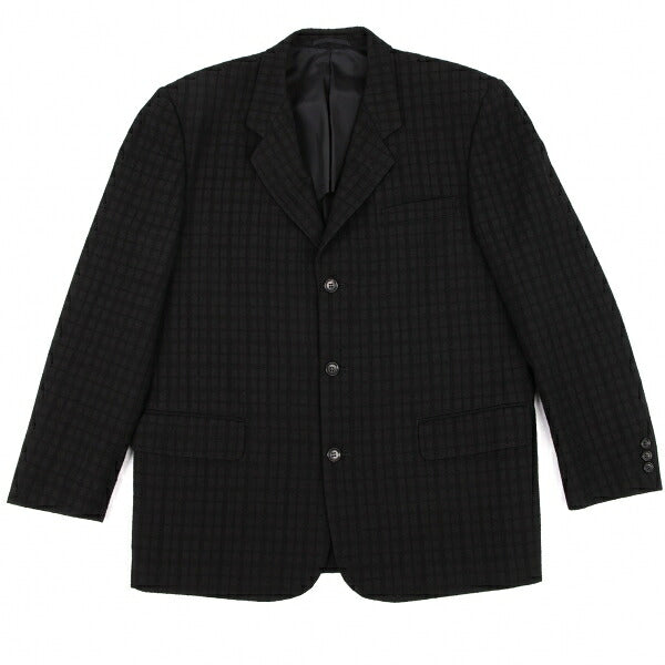 COMME des GARCONS HOMME Wool Grid Stitch 3B Jacket Size M