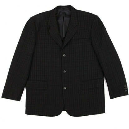 COMME des GARCONS HOMME Wool Grid Stitch 3B Jacket Size M