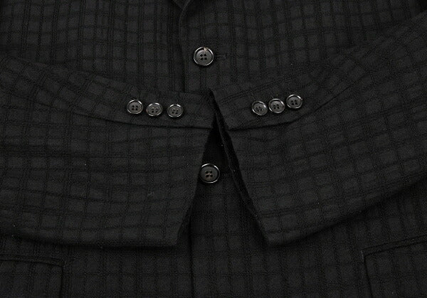 COMME des GARCONS HOMME Wool Grid Stitch 3B Jacket Size M