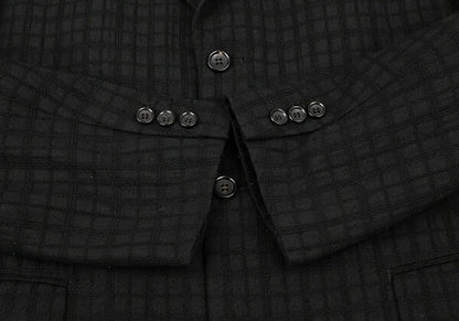 COMME des GARCONS HOMME Wool Grid Stitch 3B Jacket Size M