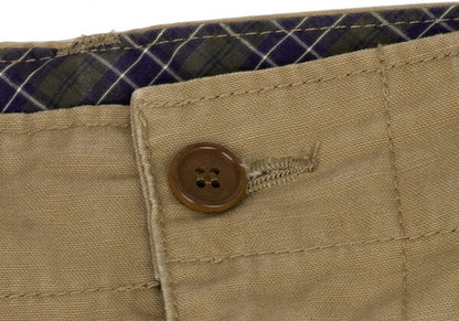 COMME des GARCONS HOMME Cotton Work Wide Pants Brown Size S