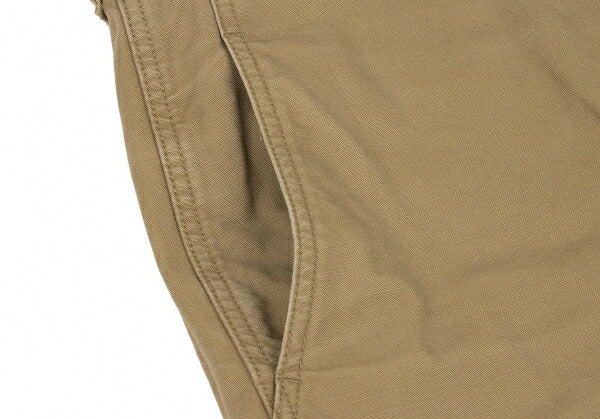 COMME des GARCONS HOMME Cotton Work Wide Pants Brown Size S