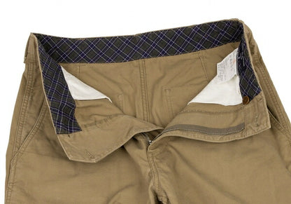 COMME des GARCONS HOMME Cotton Work Wide Pants Brown Size S