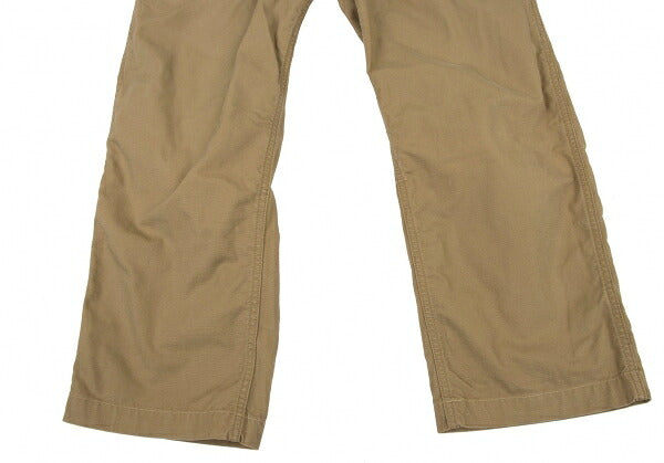 COMME des GARCONS HOMME Cotton Work Wide Pants Brown Size S