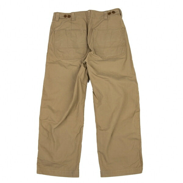 COMME des GARCONS HOMME Cotton Work Wide Pants Brown Size S