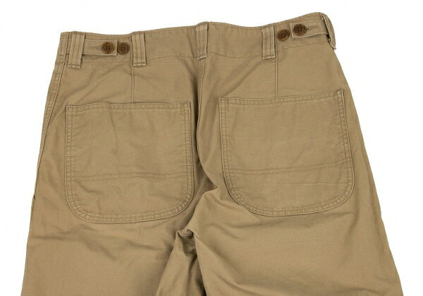 COMME des GARCONS HOMME Cotton Work Wide Pants Brown Size S