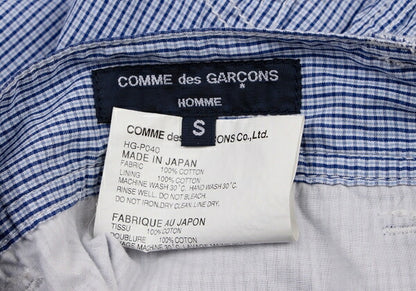 COMME des GARCONS HOMME Garment Washed Pants Blue Size S