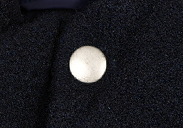 COMME des GARCONS HOMME Wool Down Zip Vest Blue Size S