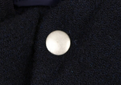 COMME des GARCONS HOMME Wool Down Zip Vest Blue Size S