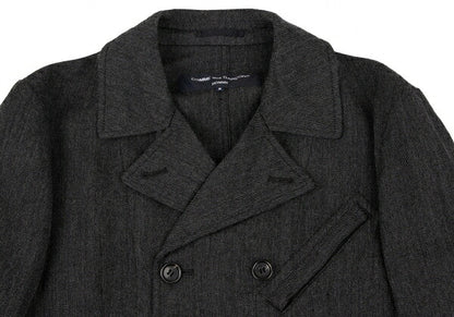 COMME des GARCONS HOMME Wool Linen Zip Pocket Jacket Size S