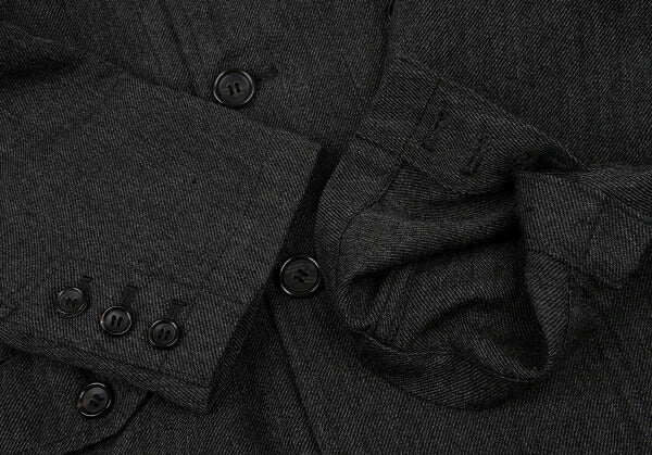 COMME des GARCONS HOMME Wool Linen Zip Pocket Jacket Size S
