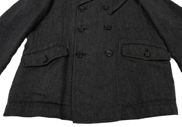 COMME des GARCONS HOMME Wool Linen Zip Pocket Jacket Size S