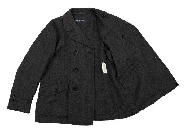 COMME des GARCONS HOMME Wool Linen Zip Pocket Jacket Size S