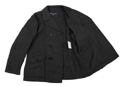COMME des GARCONS HOMME Wool Linen Zip Pocket Jacket Size S