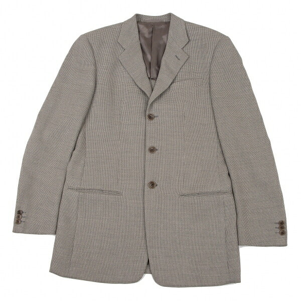 ARMANI COLLEZIONI Silk Blend Wool Jacket Gray Size 46