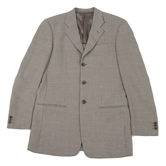 ARMANI COLLEZIONI Silk Blend Wool Jacket Gray Size 46