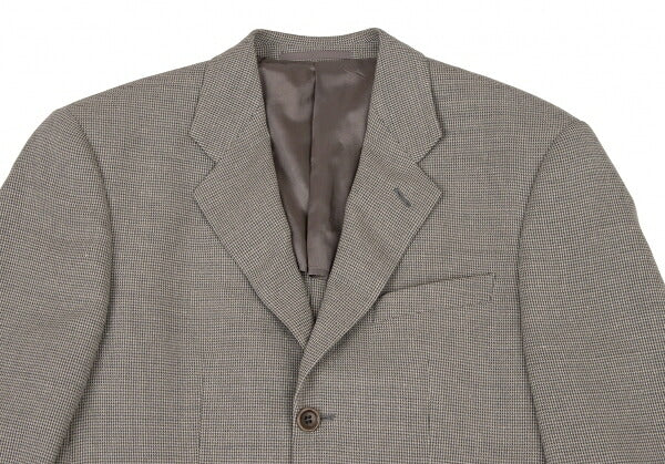 ARMANI COLLEZIONI Silk Blend Wool Jacket Gray Size 46