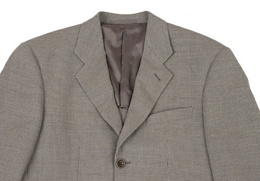ARMANI COLLEZIONI Silk Blend Wool Jacket Gray Size 46