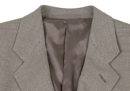 ARMANI COLLEZIONI Silk Blend Wool Jacket Gray Size 46