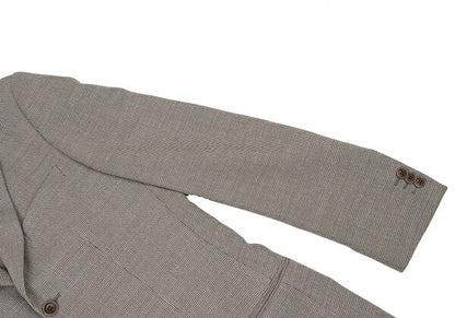 ARMANI COLLEZIONI Silk Blend Wool Jacket Gray Size 46