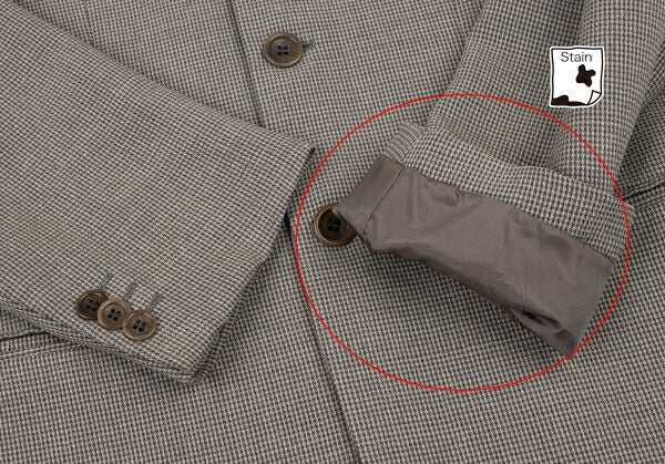 ARMANI COLLEZIONI Silk Blend Wool Jacket Gray Size 46