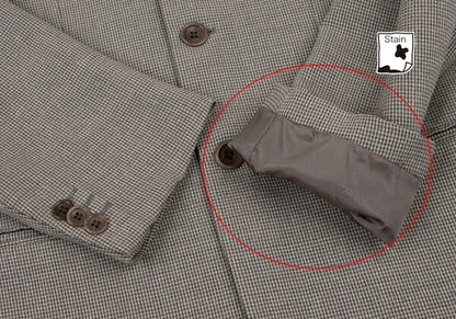 ARMANI COLLEZIONI Silk Blend Wool Jacket Gray Size 46