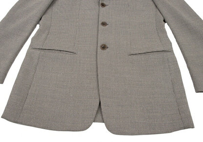 ARMANI COLLEZIONI Silk Blend Wool Jacket Gray Size 46