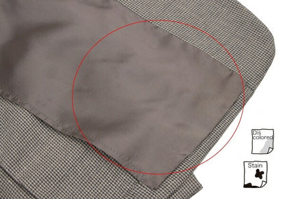 ARMANI COLLEZIONI Silk Blend Wool Jacket Gray Size 46