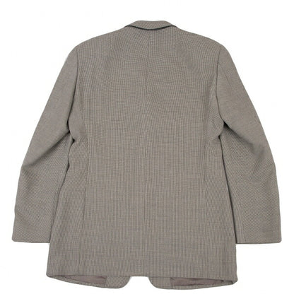 ARMANI COLLEZIONI Silk Blend Wool Jacket Gray Size 46