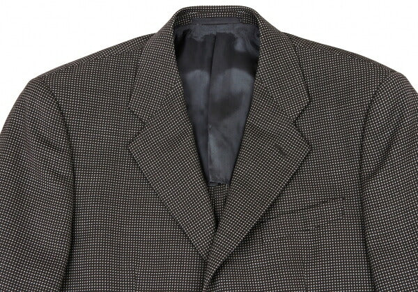 ARMANI COLLEZIONI Wool Textured Jacket Gray Size 48