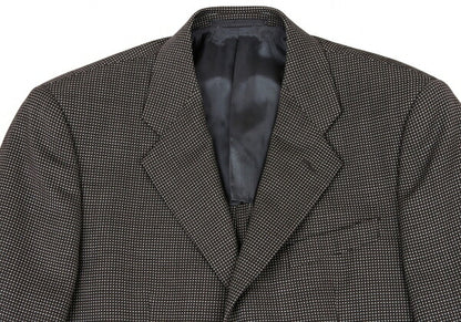 ARMANI COLLEZIONI Wool Textured Jacket Gray Size 48