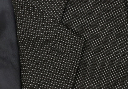 ARMANI COLLEZIONI Wool Textured Jacket Gray Size 48