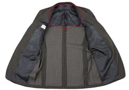 ARMANI COLLEZIONI Wool Textured Jacket Gray Size 48