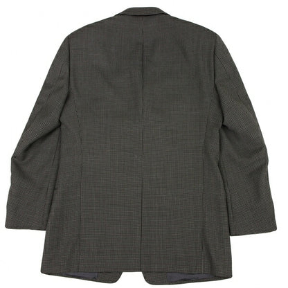 ARMANI COLLEZIONI Wool Textured Jacket Gray Size 48