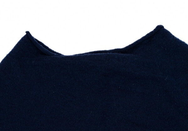 Y's Wool Color Block Knit Cardigan Blue Gray Size 2