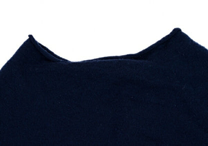 Y's Wool Color Block Knit Cardigan Blue Gray Size 2
