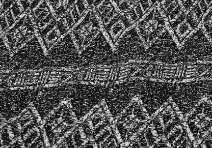 Yohji Yamamoto PH Asymmetric Hem Pattern Knit Black Size 3