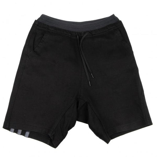 Y-3 Layered Waist 3-Stripe Shorts Black Size XS