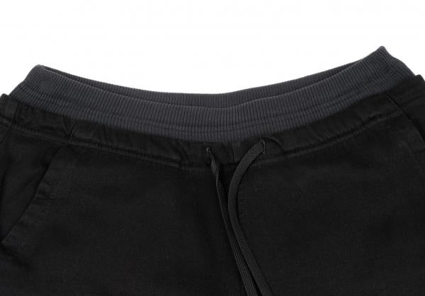 Y-3 Layered Waist 3-Stripe Shorts Black Size XS