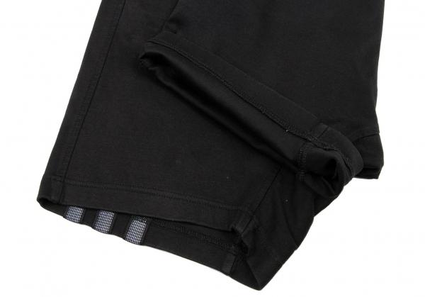 Y-3 Layered Waist 3-Stripe Shorts Black Size XS
