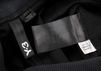 Y-3 Layered Waist 3-Stripe Shorts Black Size XS