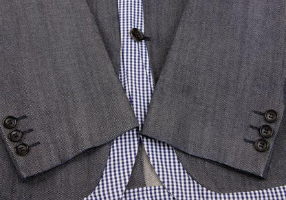 COMME des GARCONS HOMME Washed Check Jacket Gray Size SS