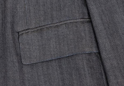 COMME des GARCONS HOMME Washed Check Jacket Gray Size SS