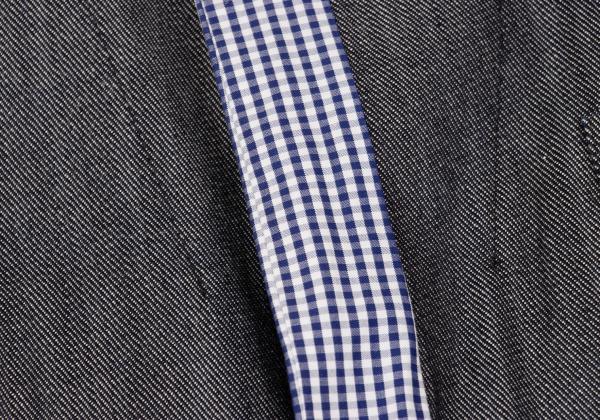 COMME des GARCONS HOMME Washed Check Jacket Gray Size SS